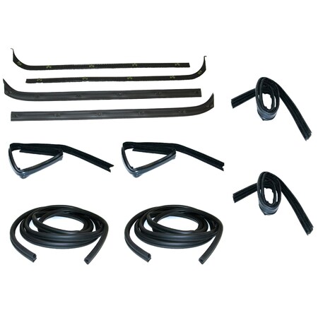 Fairchild Industries Kf1004-10 - 1971-1972 F-100 Weatherstrip Kit KF1004-10